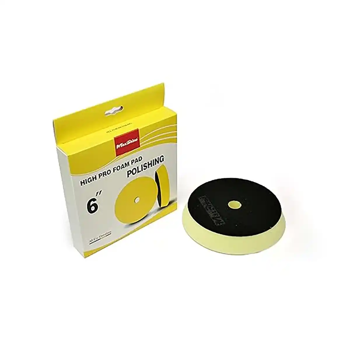 High Pro Yellow Foam Polishing Pad and 6.2 Inch for High-Gloss Paint Finishing